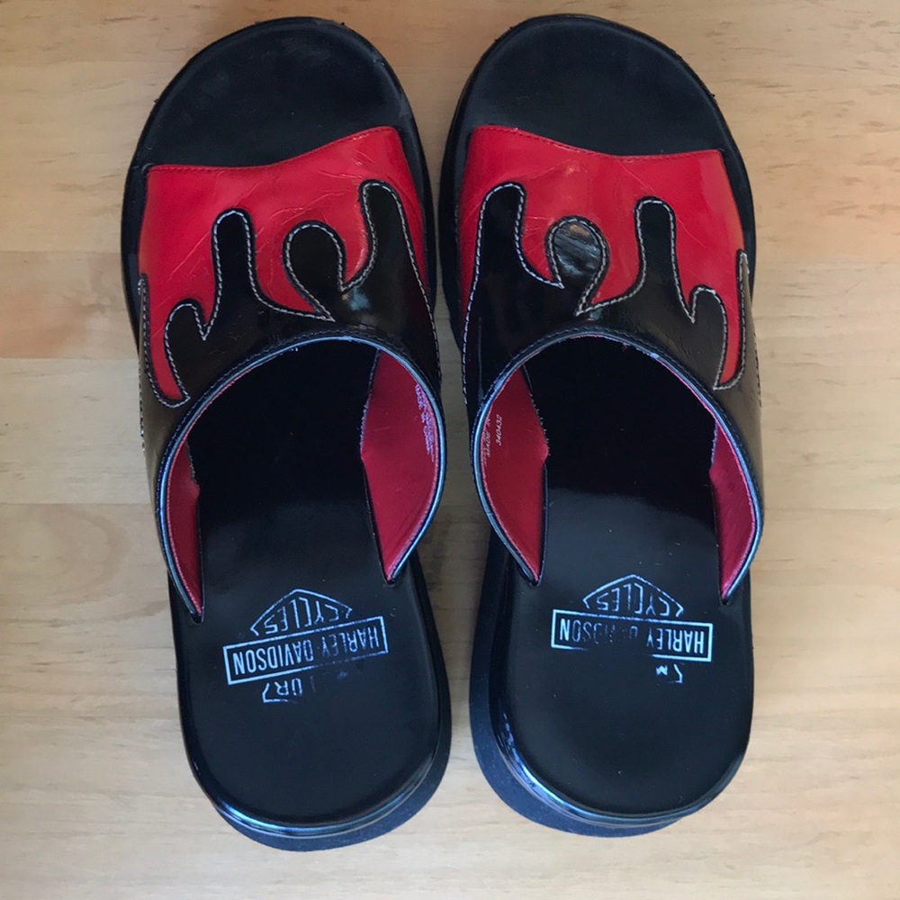 Harley Davidson platform shoes- size 6.5